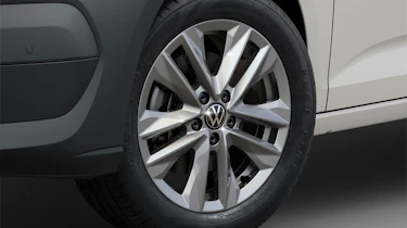 2026 Volkswagen Caddy - white front wheel