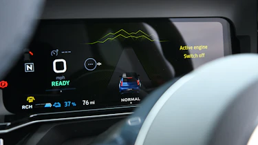 Alpine A290 - driver's display