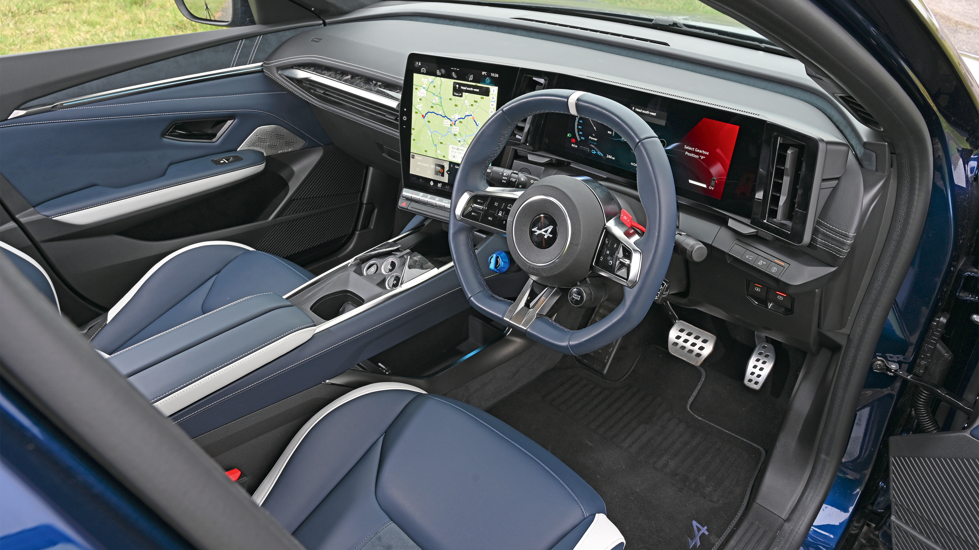 Alpine A390 - dashboard
