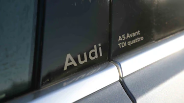 Audi A5 Avant - side trim designation detail