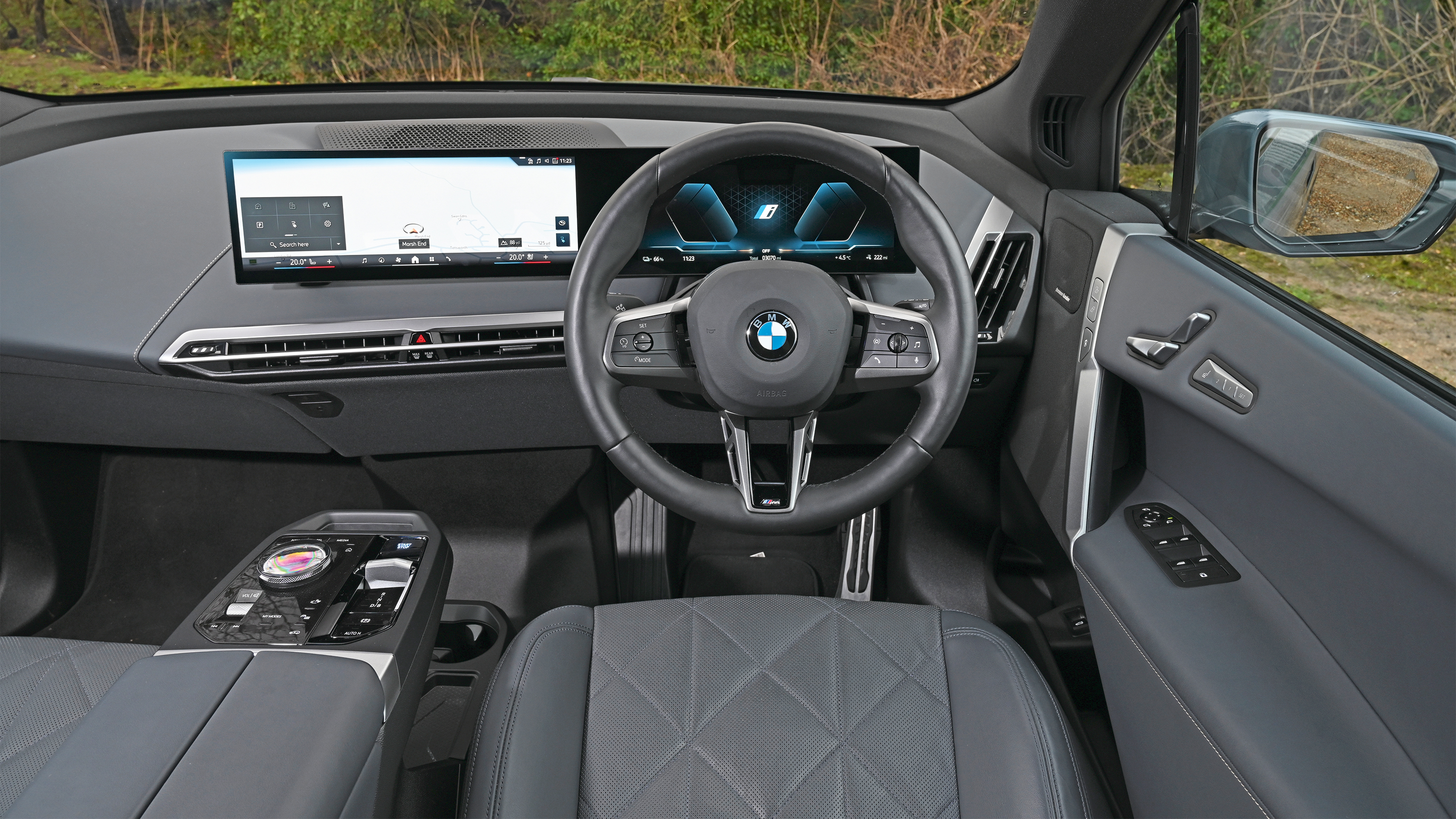 BMW iX - driver view