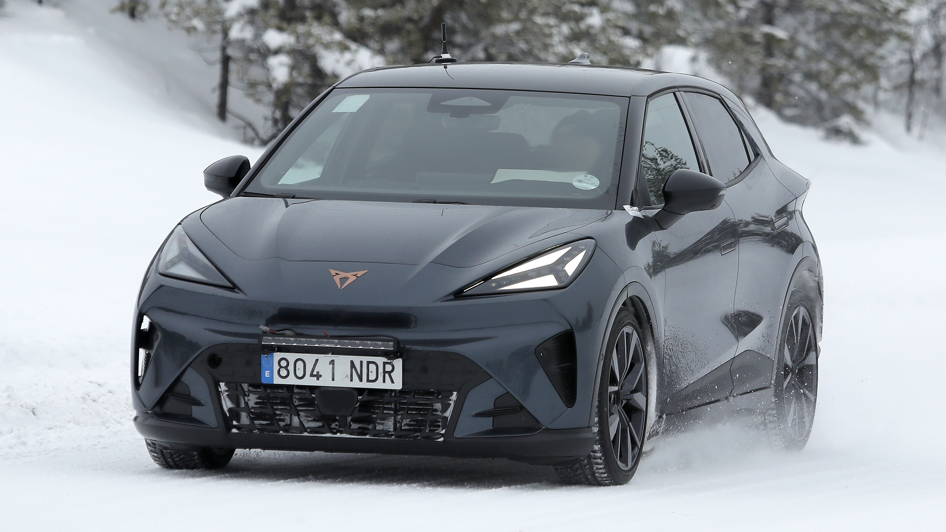 Cupra Raval - front 3/4 grey