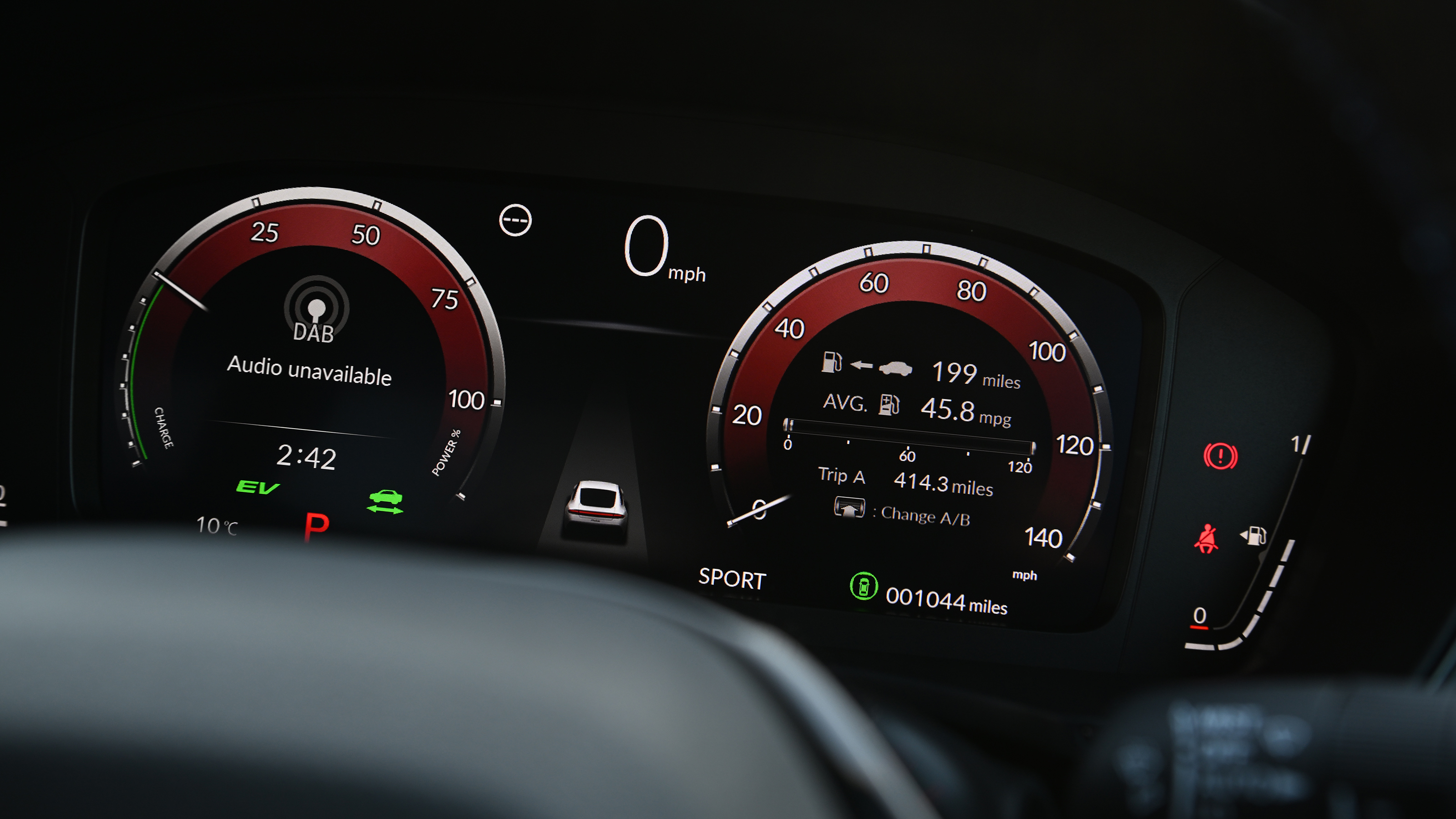 Honda Prelude - Driver's display