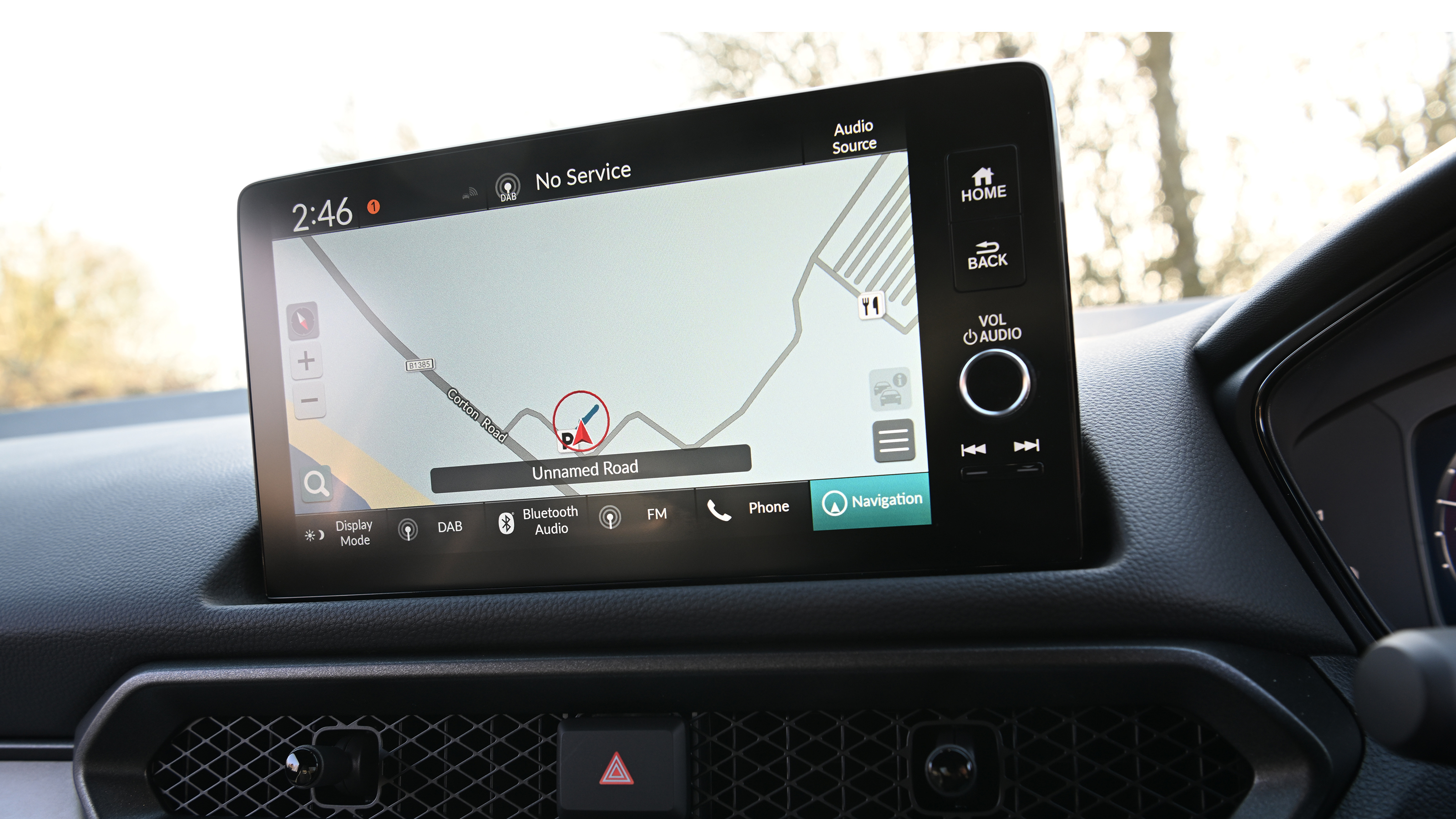 Honda Prelude - infotainment screen