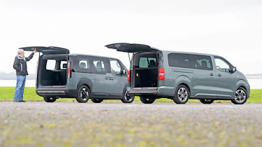 Kia PV5 Passenger vs Vauxhall Vivaro Life - rear open