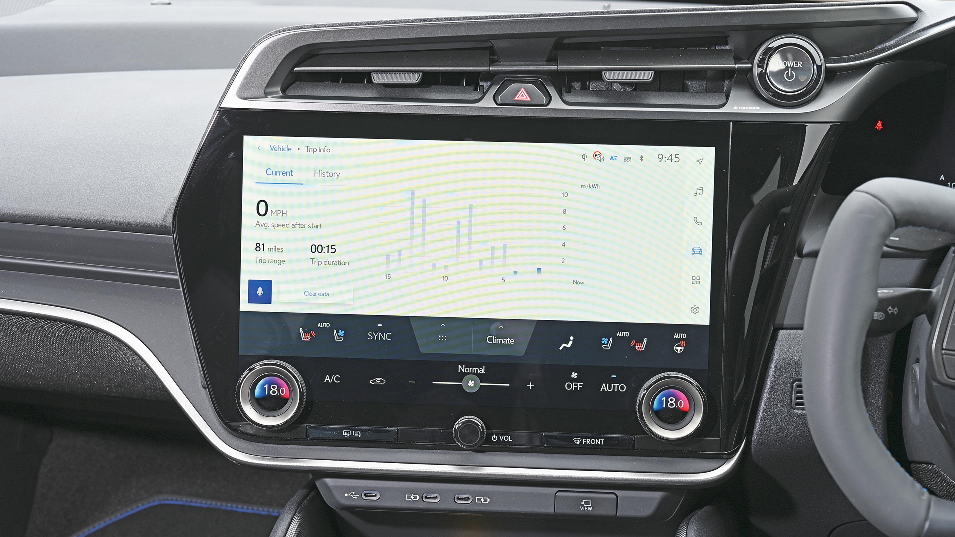 Lexus RZ550e - infotainment