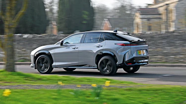 Lexus RZ550e - rear angled
