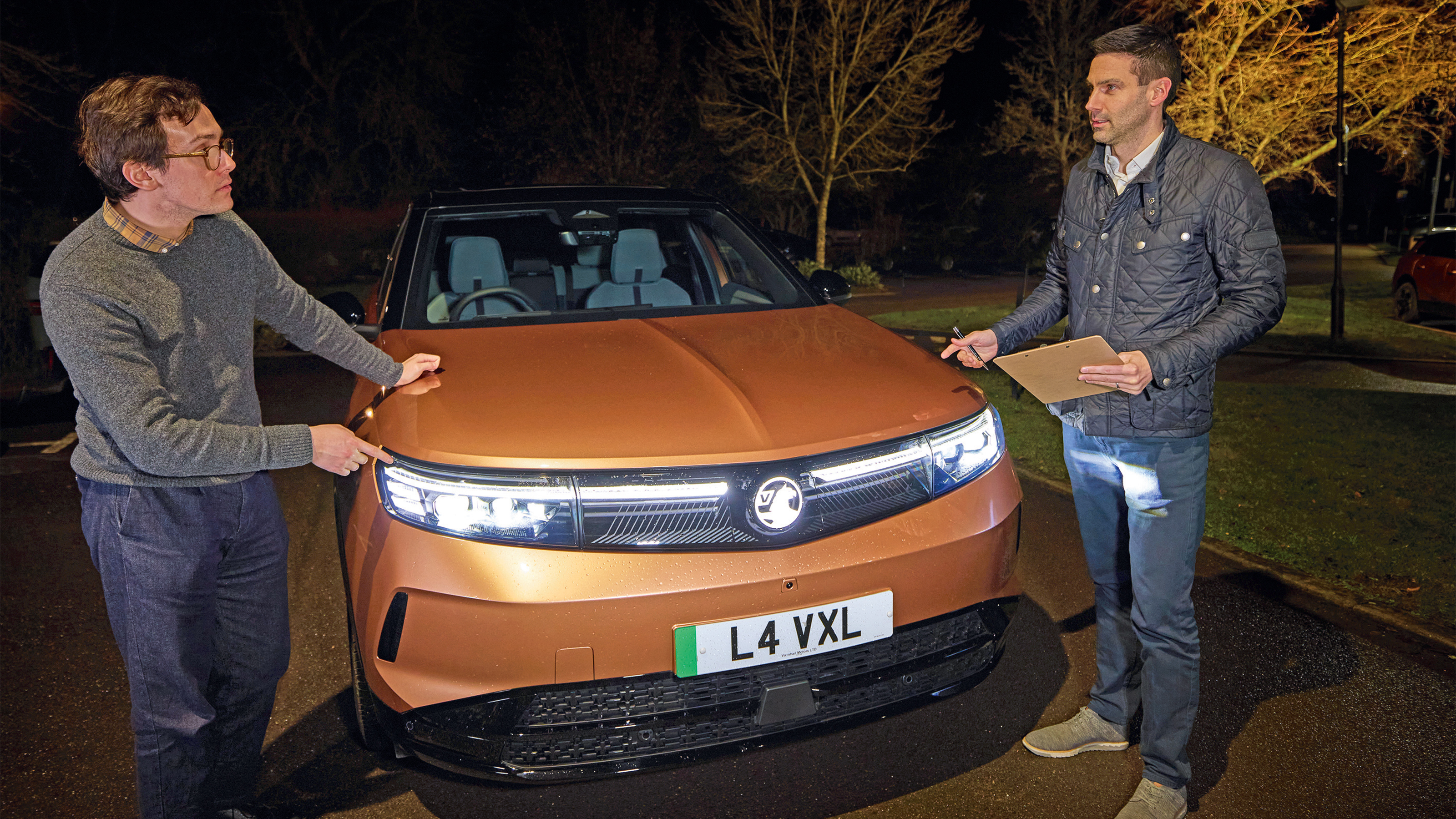 Matt Howell discussions outside the Vauxhall