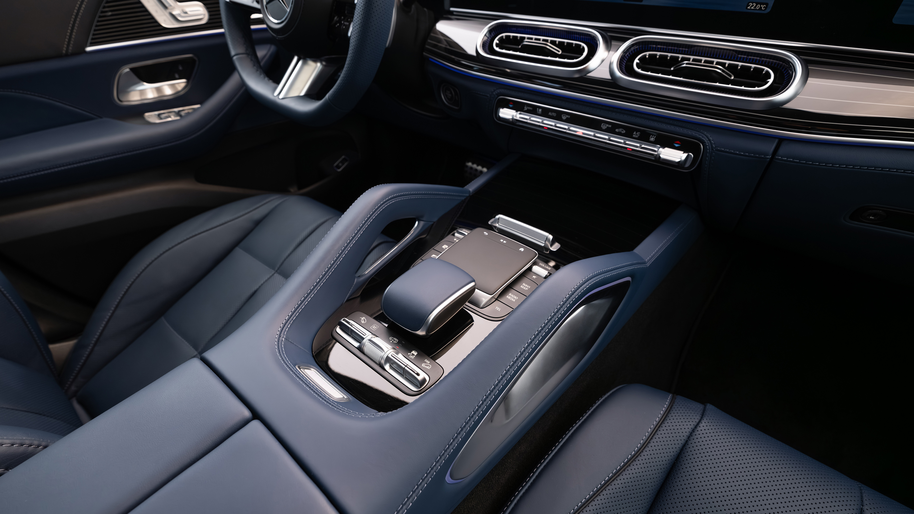 Mercedes GLE - centre console
