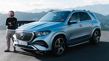 Jordan Katsianis with the Mercedes GLE
