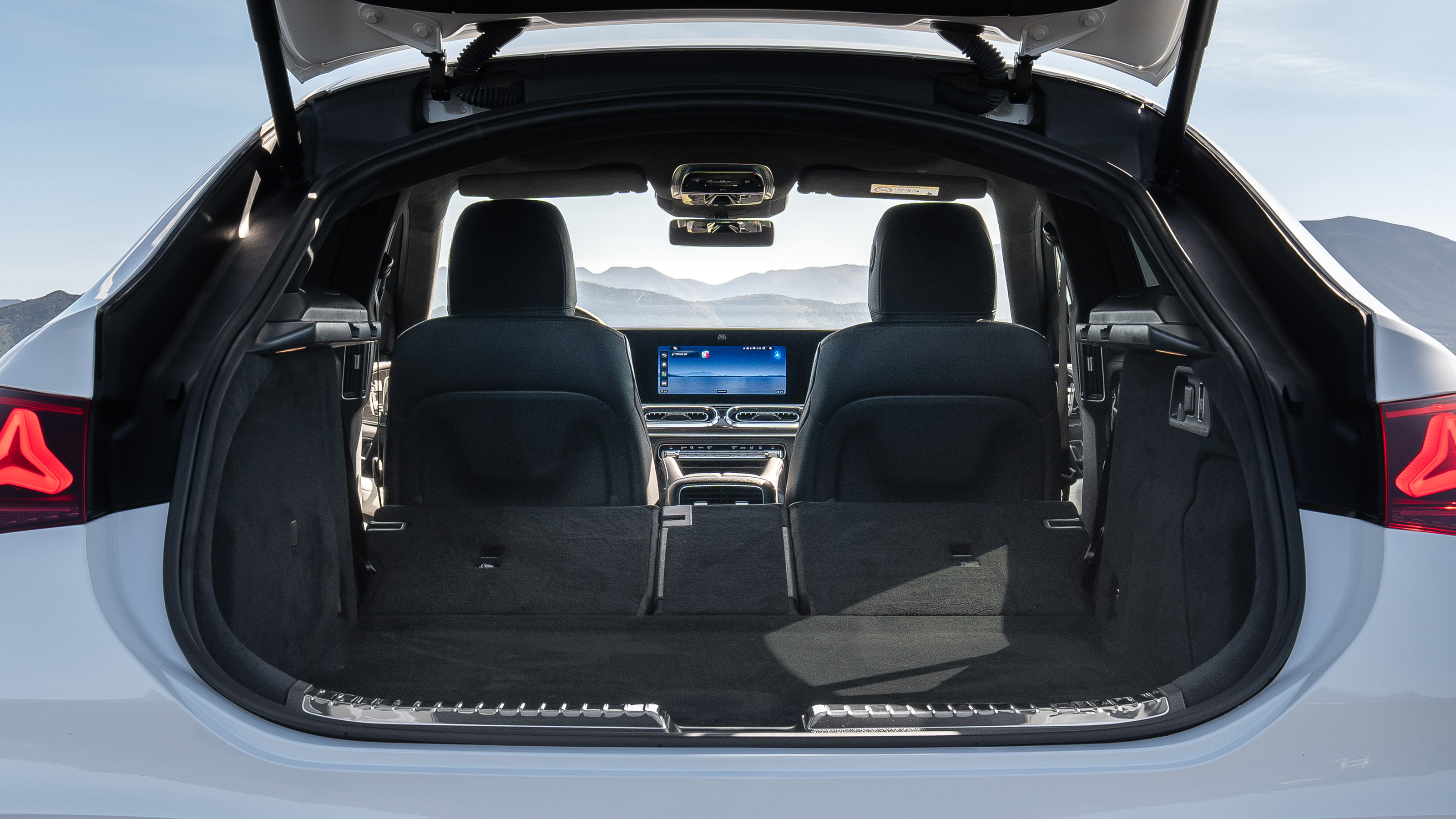 Mercedes GLE Coupe - boot seats down