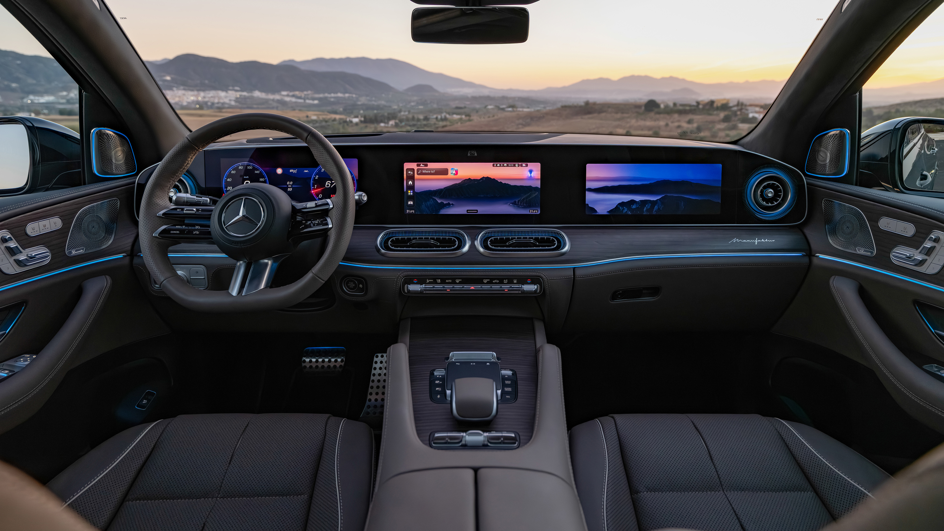Mercedes GLS facelift - dash