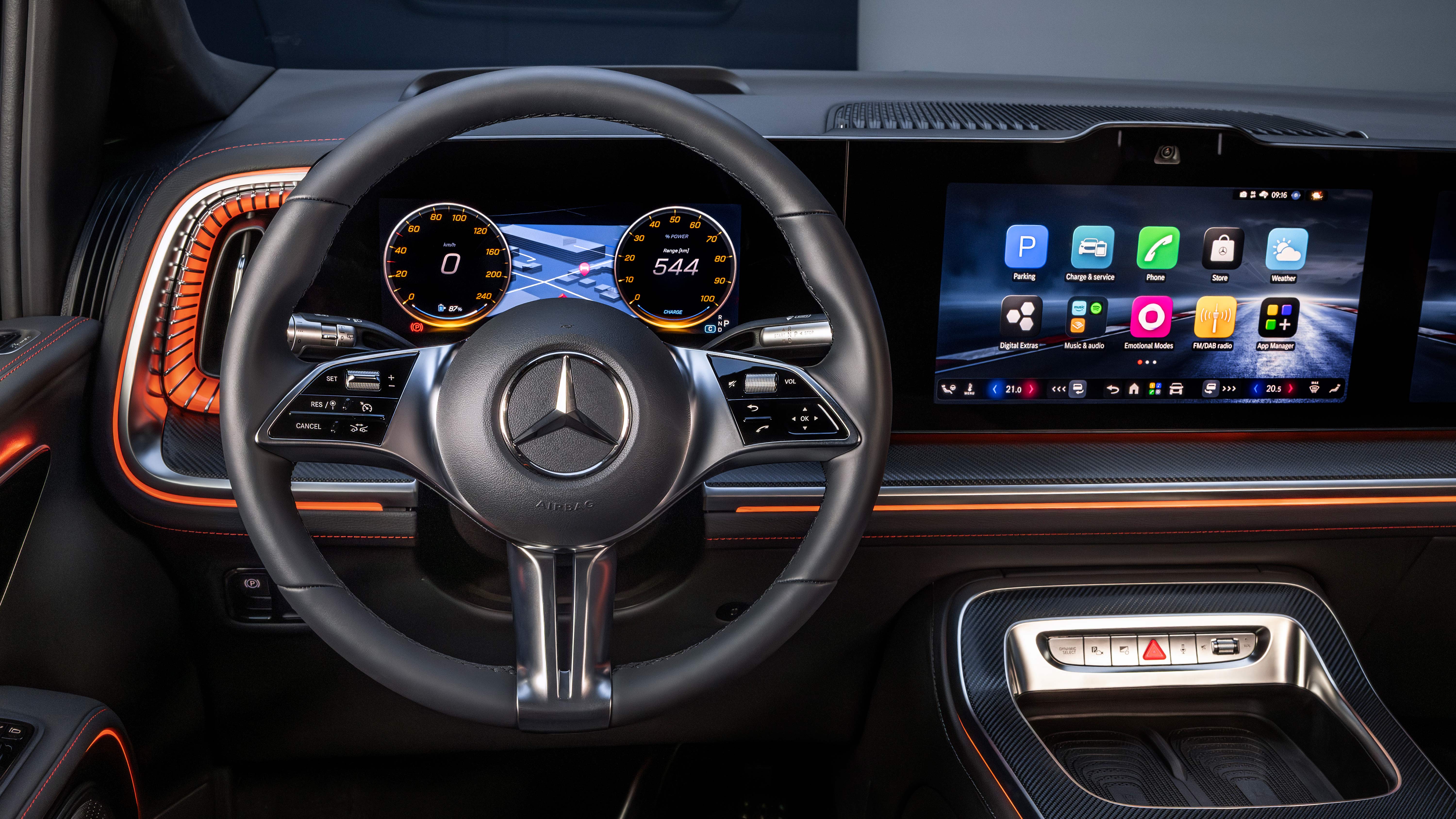 Mercedes VLE - steering wheel