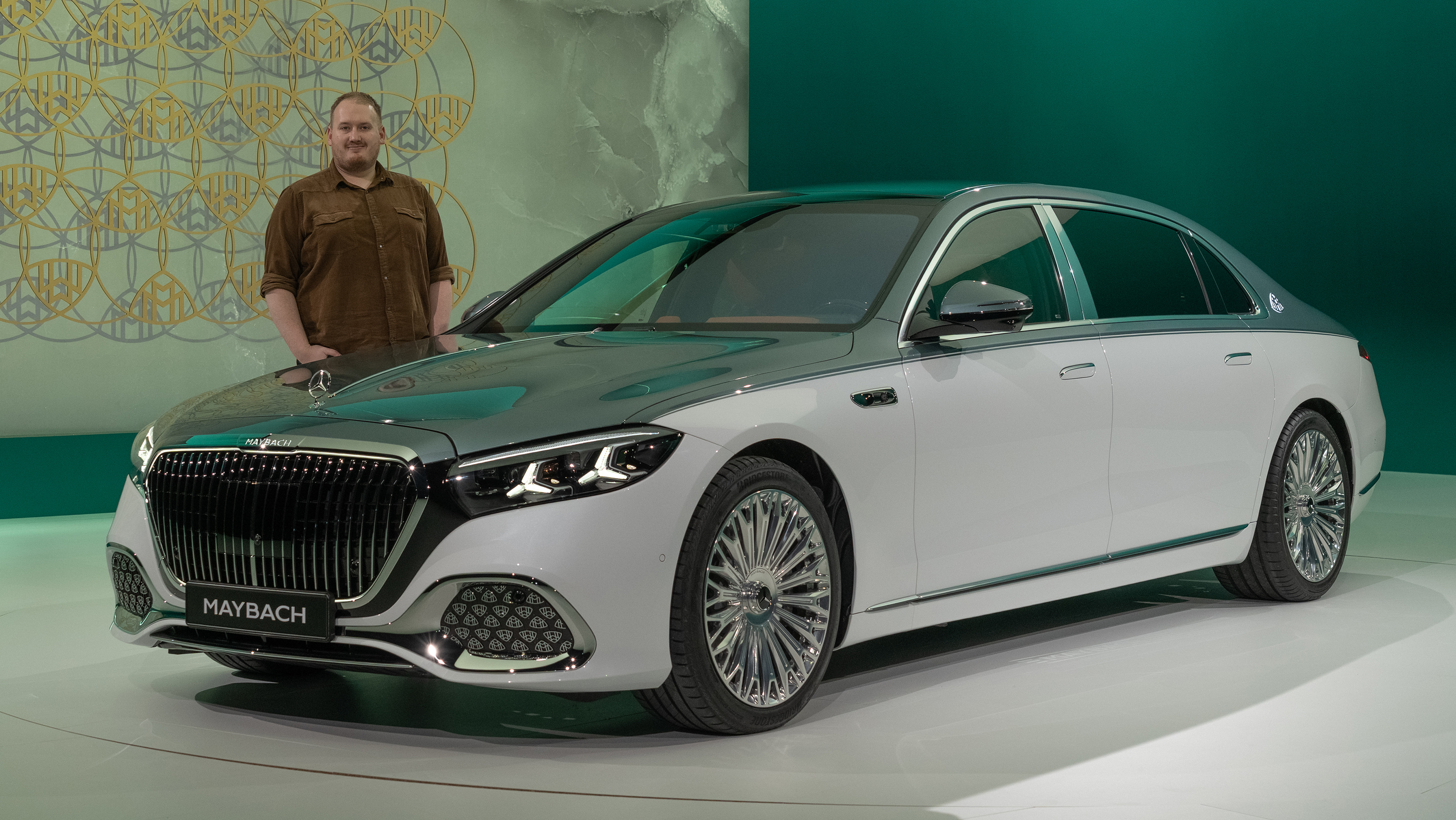 Ellis Hyde with the Mercedes-Maybach S-Class