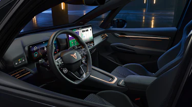 New Cupra Born VZ facelift - front interior