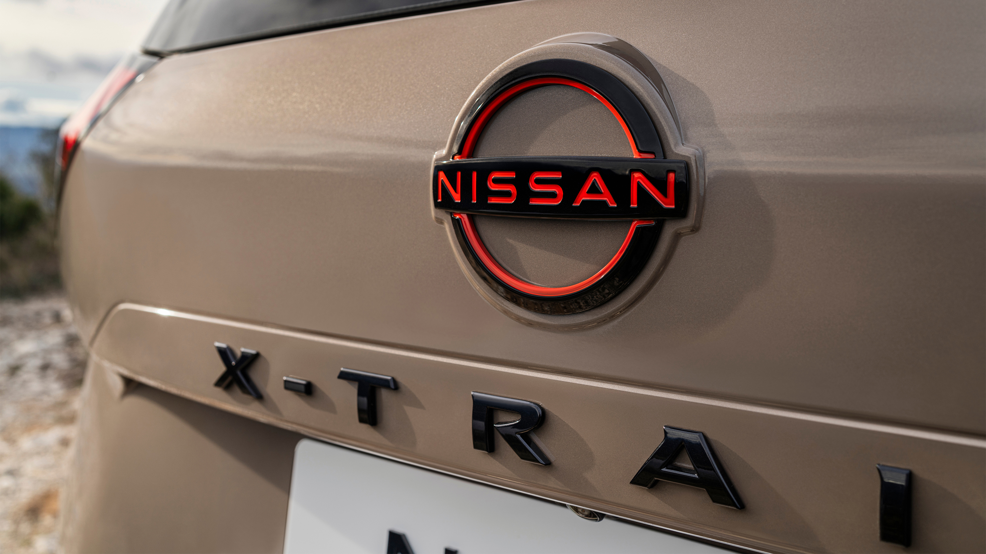 New Nissan X-Trail N-Trek - beige rear badge
