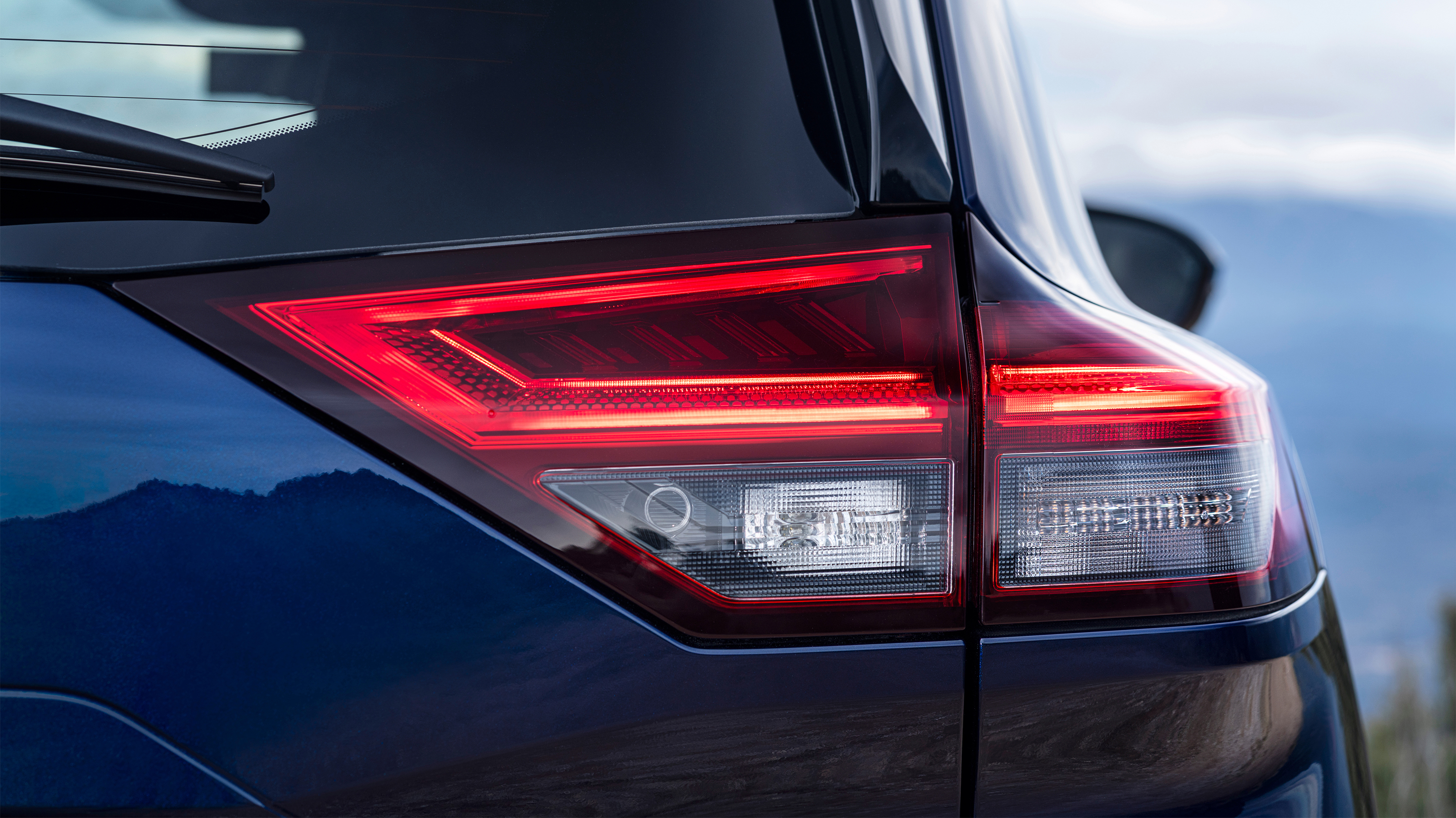 New Nissan X-Trail N-Trek - blue tail light