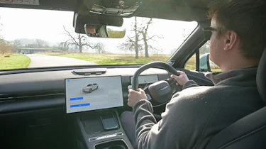 Alastair Crooks driving the Omoda 7