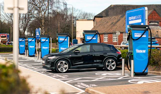 RAW Charging points with an Audi