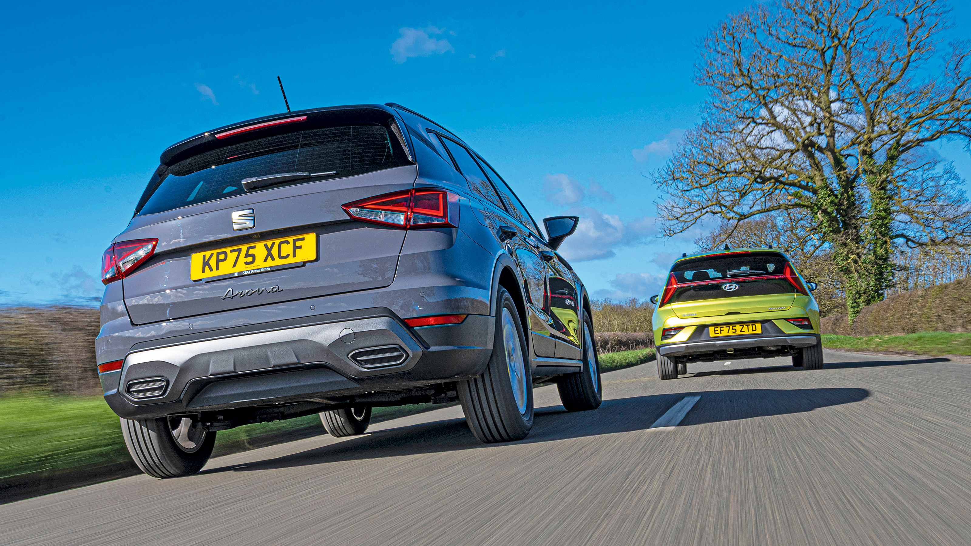 SEAT Arona vs Hyundai Bayon - rear end