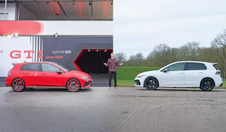 VW Golf R - face-off with the GTI Edition 50