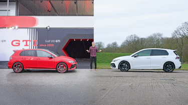 VW Golf R - face-off with the GTI Edition 50