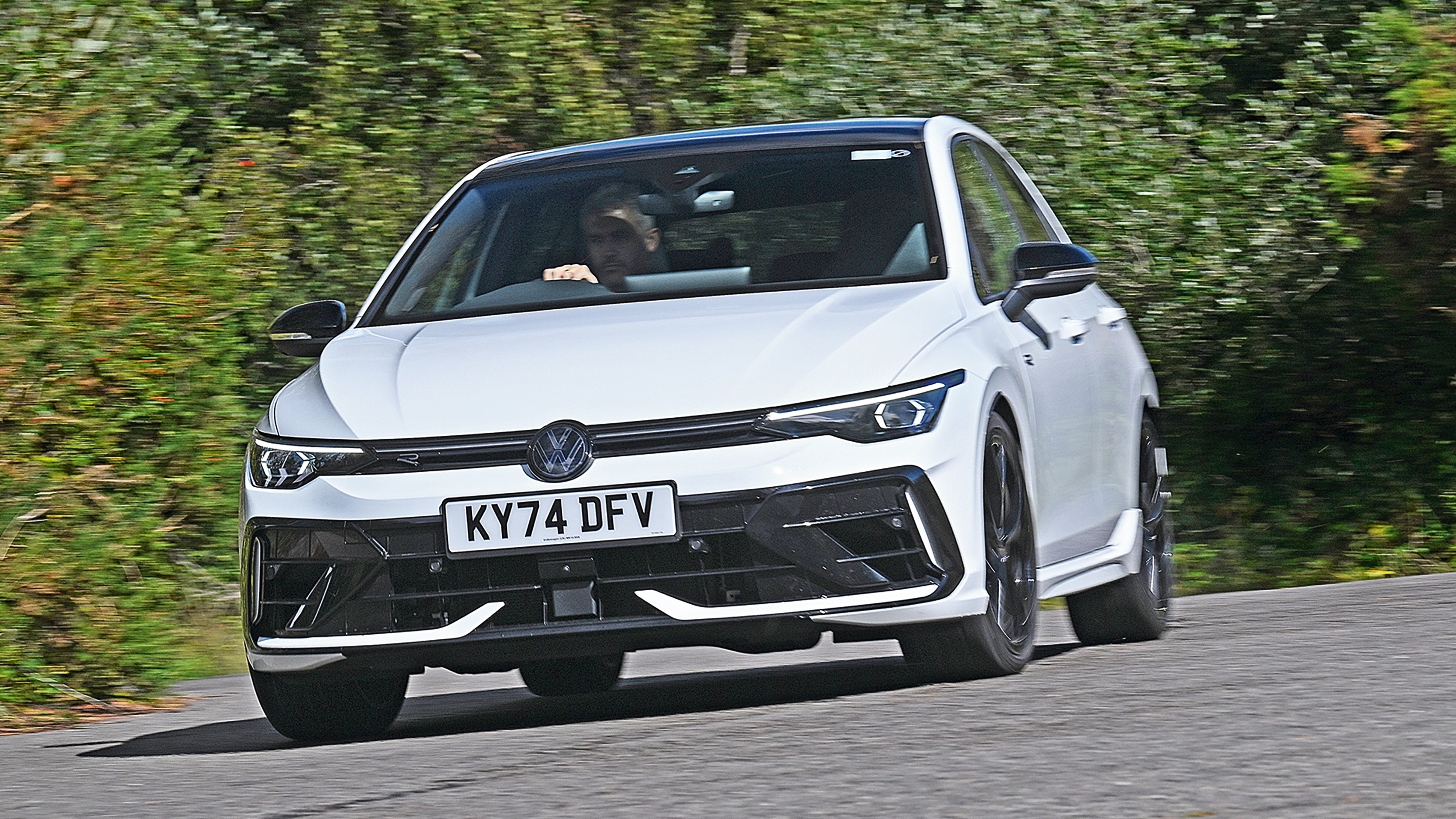 VW Golf R - front cornering