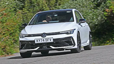 VW Golf R - front cornering