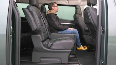 Vauxhall Vivaro Life - rear seats with passenger