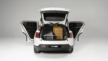 Volvo EX30 Cargo - rear and doors open