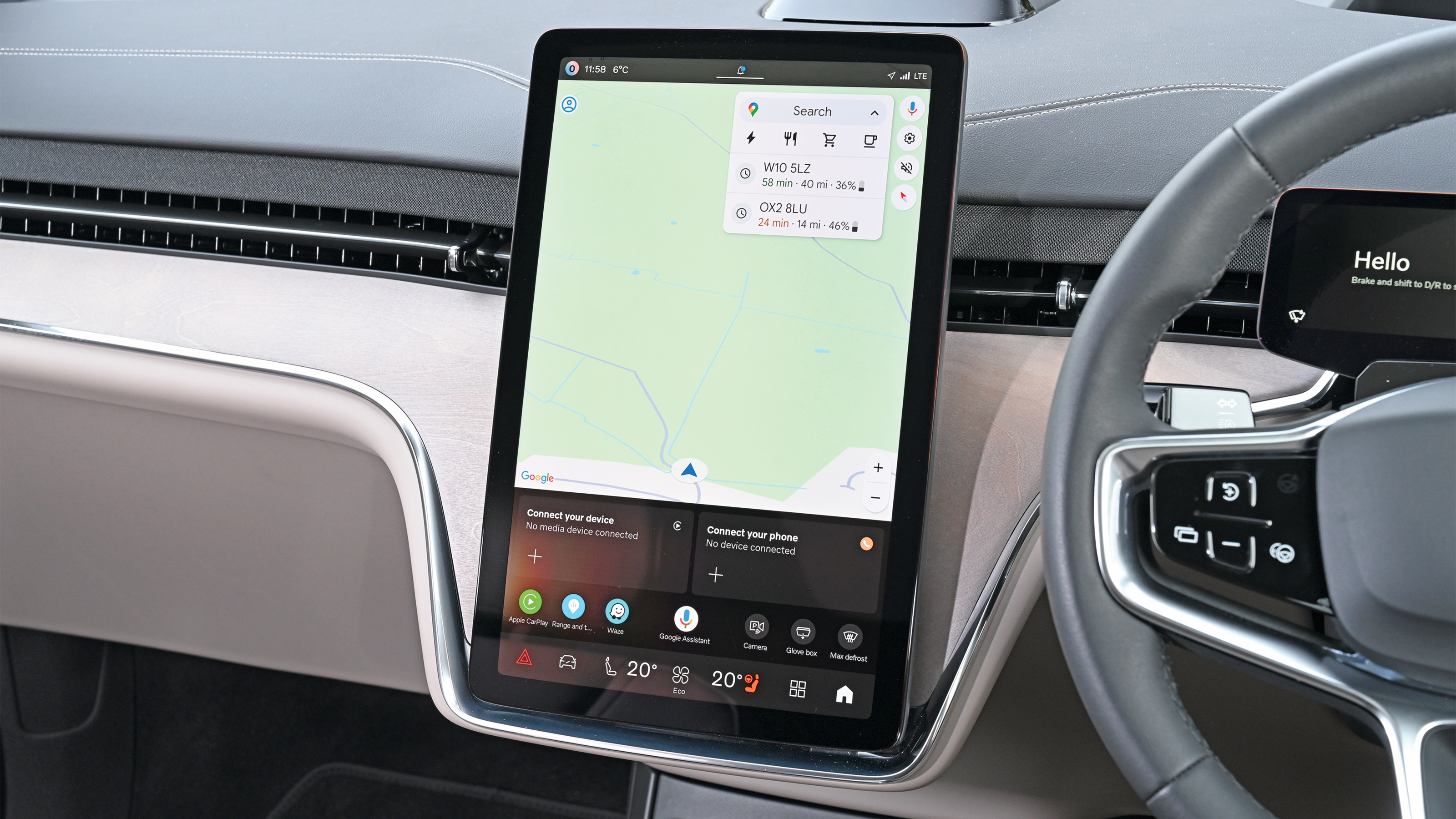 Volvo EX90 - infotainment