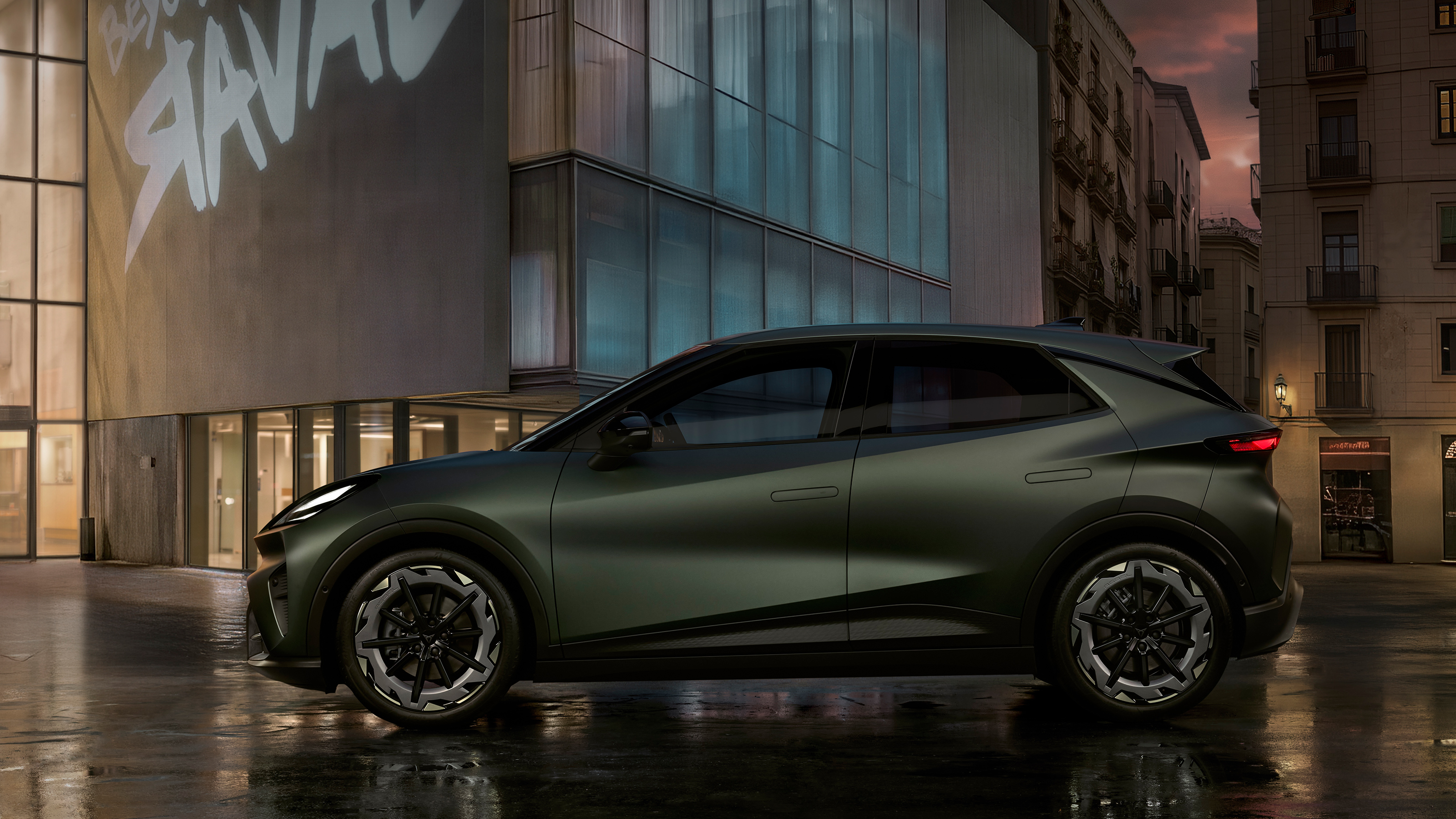 Cupra Raval Manganese side