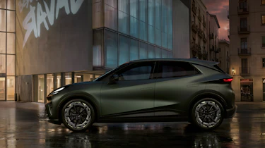 Cupra Raval Manganese side