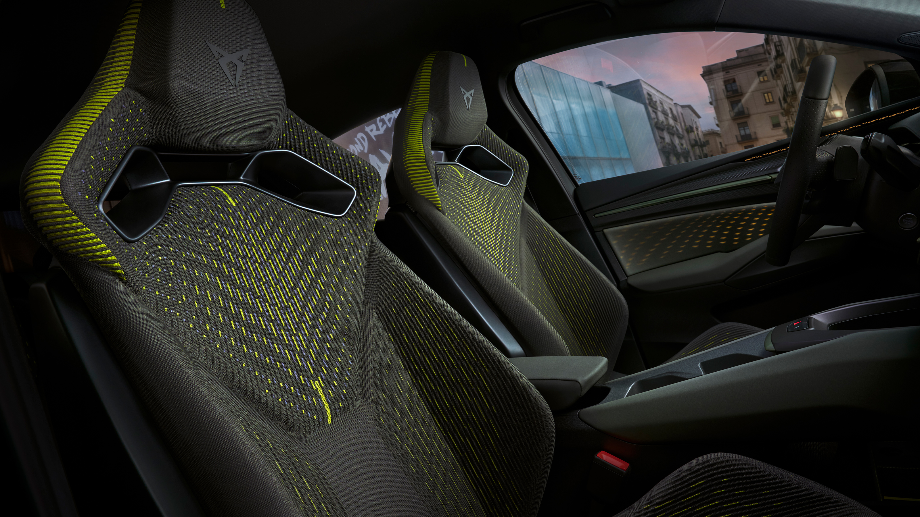 Cupra Raval Manganese seats