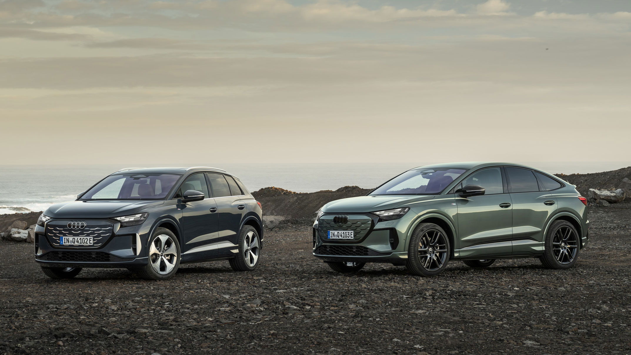 Audi Q4 e-tron facelift - front range
