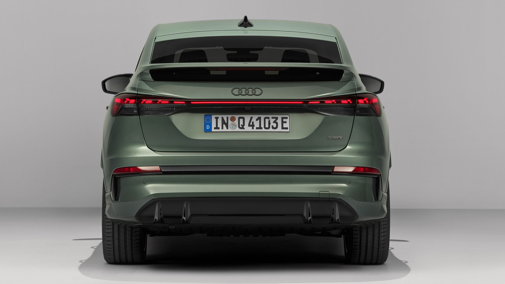 Audi Q4 Sportback e-tron facelift - full rear