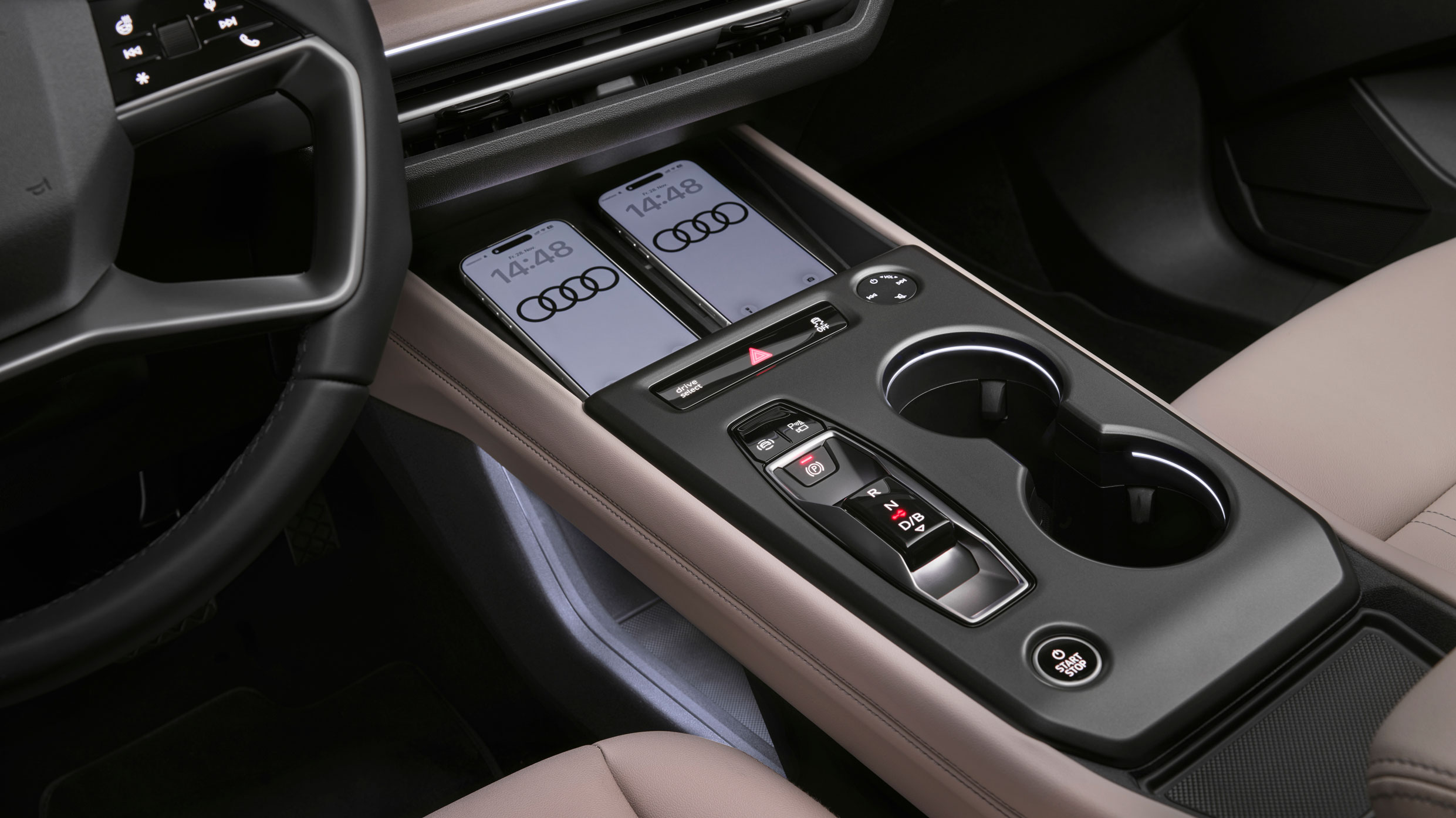 Audi Q4 e-tron facelift - centre console