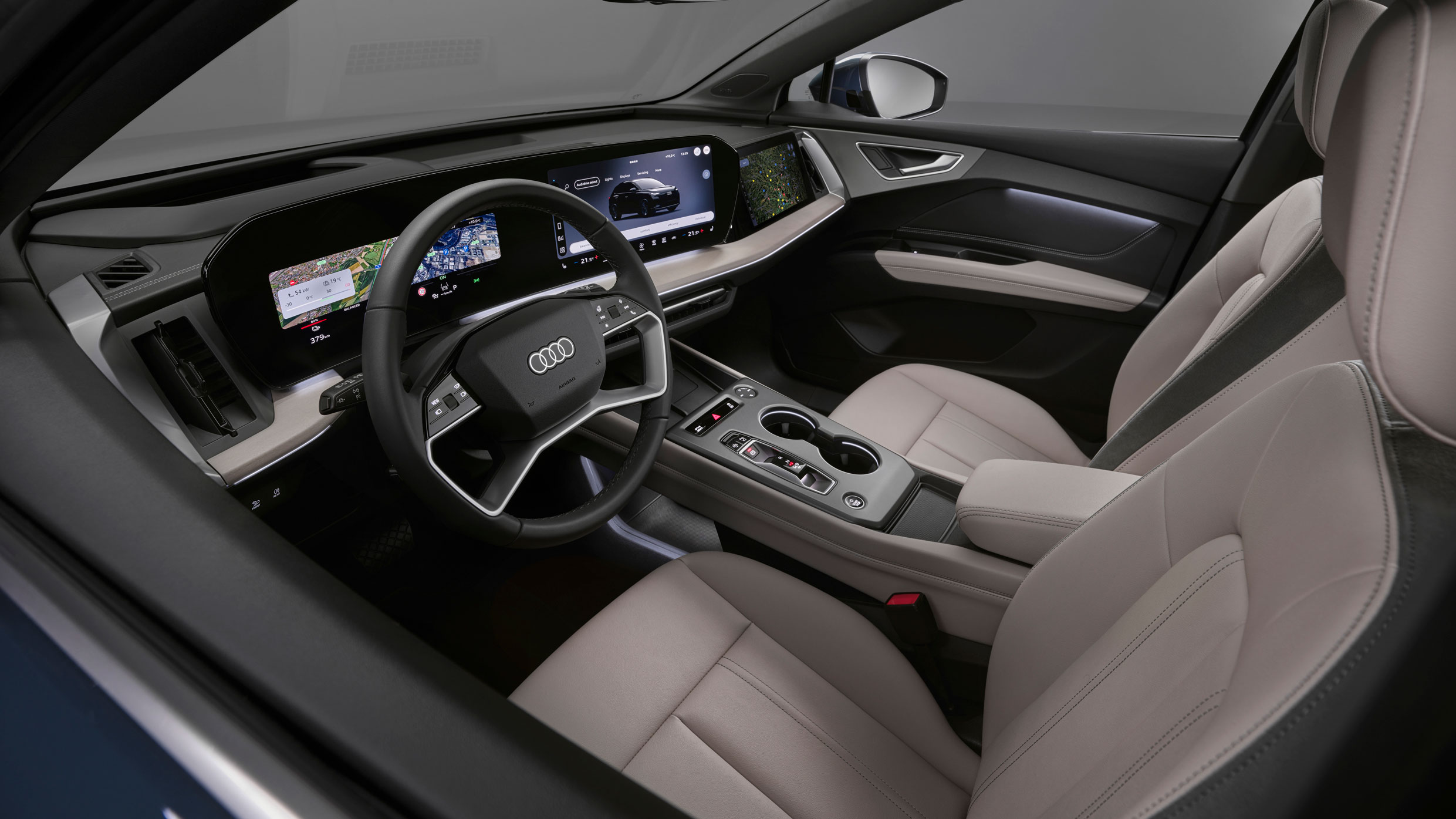 Audi Q4 e-tron facelift - cabin