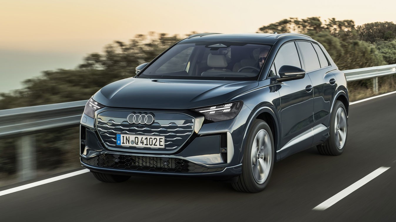 Audi Q4 e-tron facelift - front action