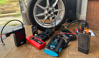 Selection of car jump starter packs