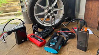 Selection of car jump starter packs