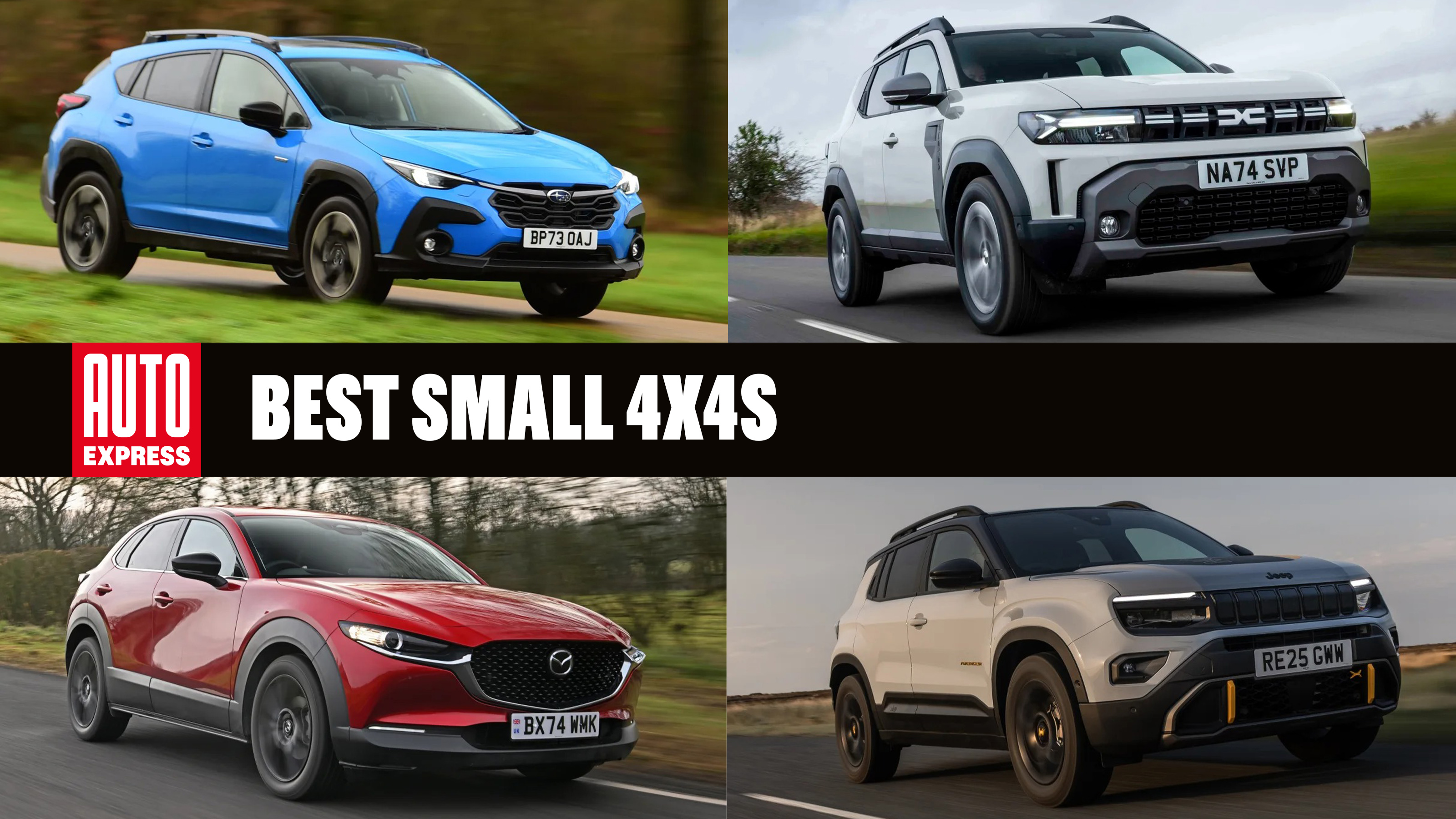 Best small 4x4s - April 2026 header image 
