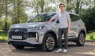 Tom Jervis with the Chery Tiggo 4