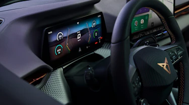 Cupra Raval steering wheel
