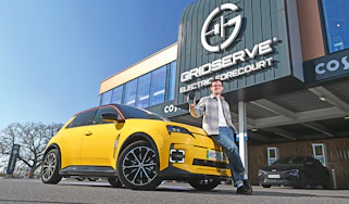 EV charging hacks - front of R5 in front of Gridserve