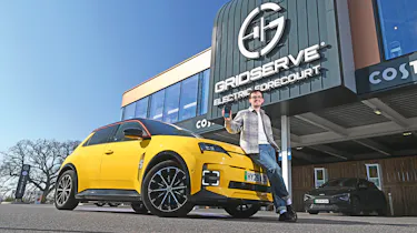 EV charging hacks - front of R5 in front of Gridserve