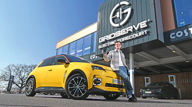 EV charging hacks - front of R5 in front of Gridserve
