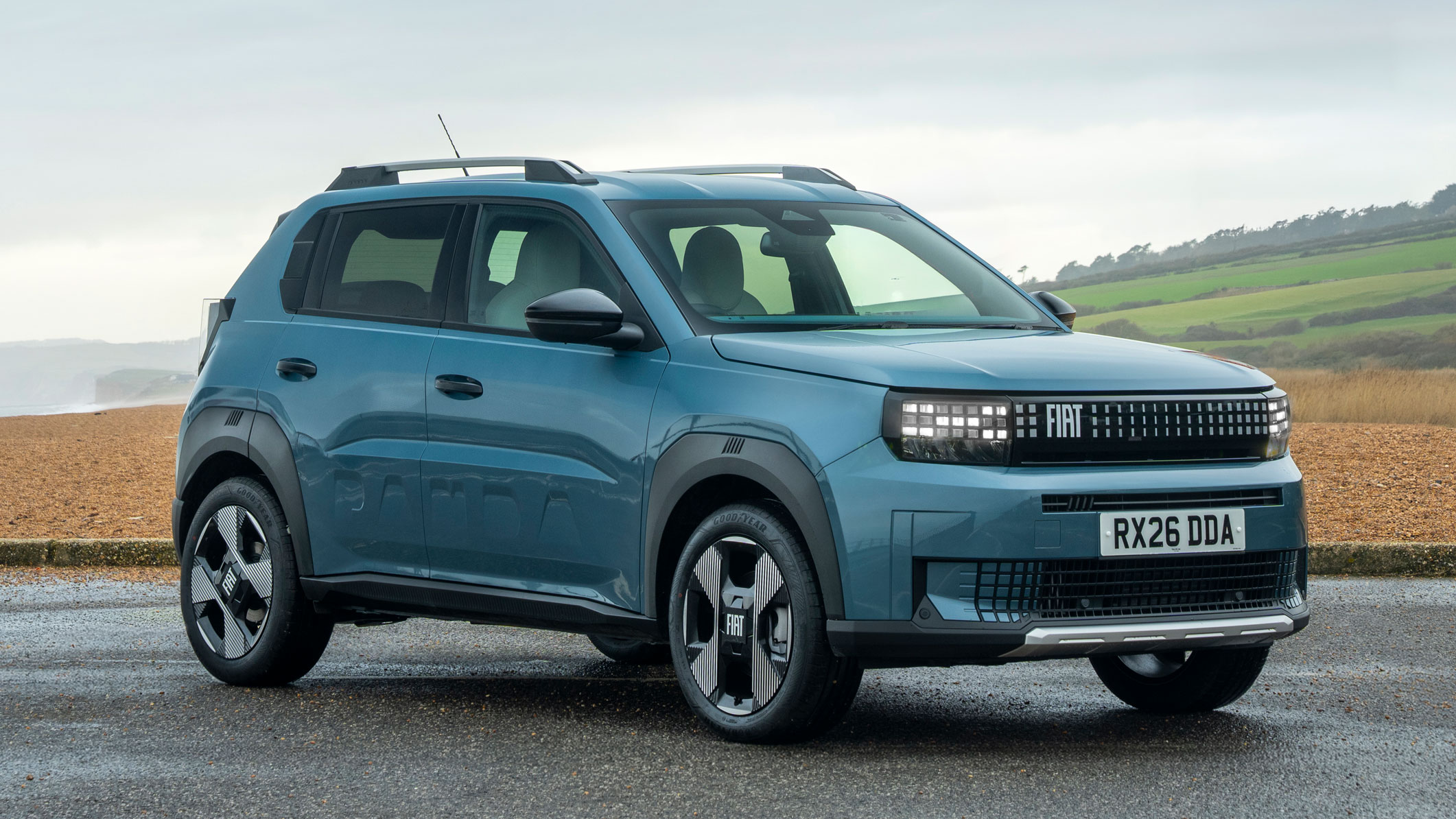 Fiat Grande Panda Hybrid UK - front static