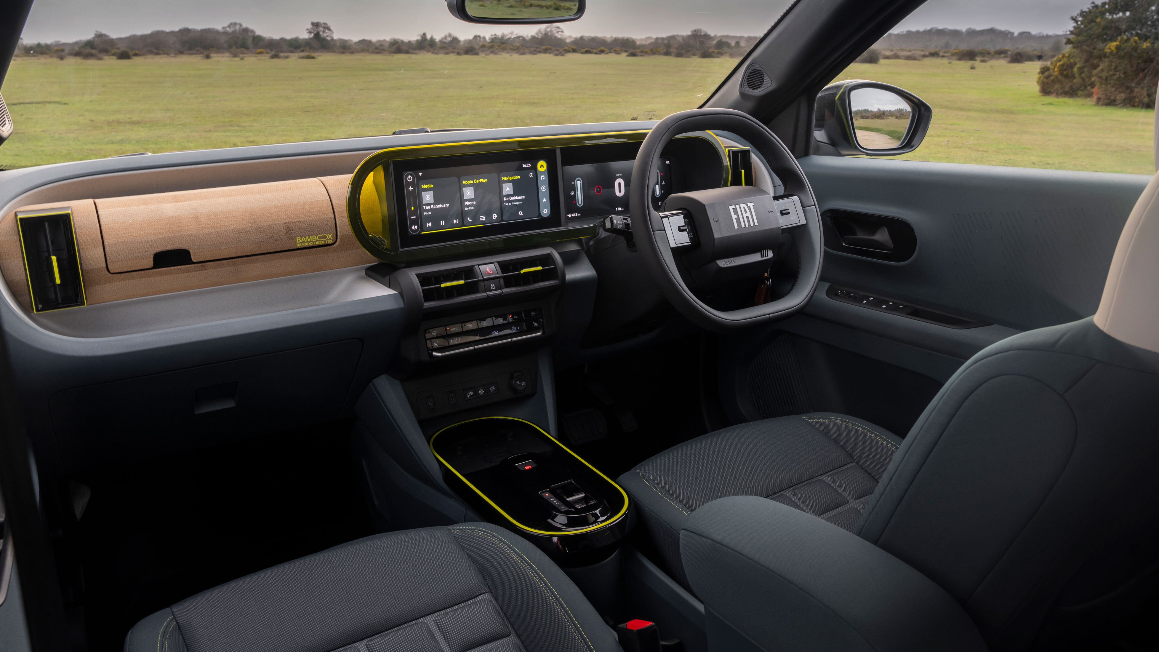 Fiat Grande Panda Hybrid UK - cabin