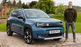 Richard Ingram with the Fiat Grande Panda Hybrid